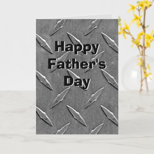 Diamond Plating voor papa Kaart (Gele Bloem)