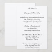 Diamond & Platinum-uitnodiging Kaart (Voorkant / Achterkant)