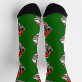 Diamond Playing Card Shape Las Vegas Sokken (Top)