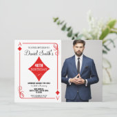 Diamond Playing Kaart Verjaardag Las Vegas Casino (Staand voorkant)