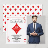 Diamond Playing Kaart Verjaardag Las Vegas Casino (Voorkant / Achterkant)