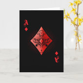 Diamond Poker Ace Casino Kaart (Gele Bloem)