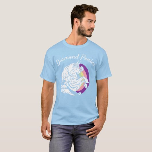 Diamond Ponies Kickball Team Shirt (Voorkant volledig)