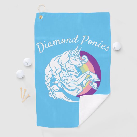 Diamond Ponies Towel Golfhanddoek (Insitu)