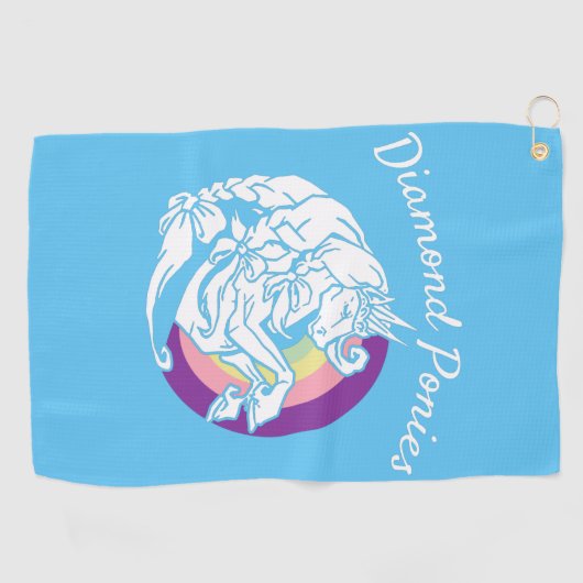 Diamond Ponies Towel Golfhanddoek (Horizontaal)
