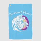 Diamond Ponies Towel Golfhanddoek (Voorkant)