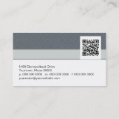 Diamond QR Visitekaartje (Achterkant)