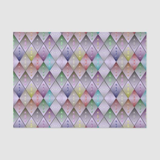 Diamond Quilt Patroonpapier Tissuepapier (Voorkant)