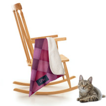 Diamond Quilt - Pinks and Purples - voeg initialen