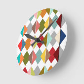 Diamond Quilt Ronde Klok (Hoek)