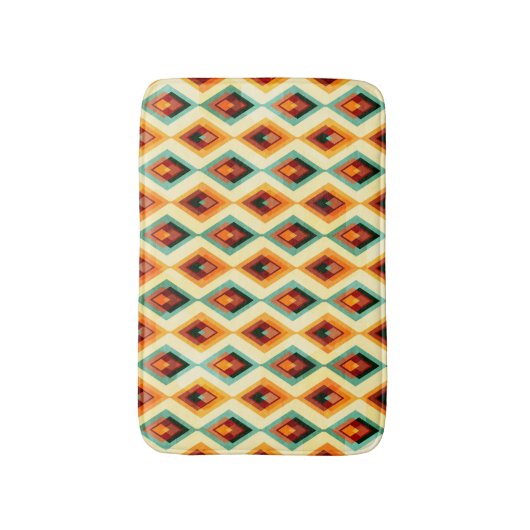  Diamond Raster Naadloos Patroon Badmat (Voorkant Verticaal)