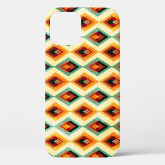 Diamond Raster Naadloos Patroon Case-Mate iPhone Case (Achterkant)