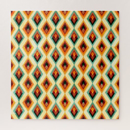  Diamond Raster Naadloos Patroon Legpuzzel (Verticaal)