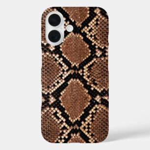 Diamond Rattlesnake Snake Skin iPhone 16 Hoesje