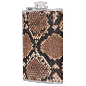 Diamond Rattlesnake Snake Skin Heupfles (Links)