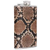 Diamond Rattlesnake Snake Skin Heupfles (Rechts)