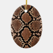 Diamond Rattlesnake Snake Skin Keramisch Ornament (Voorkant)