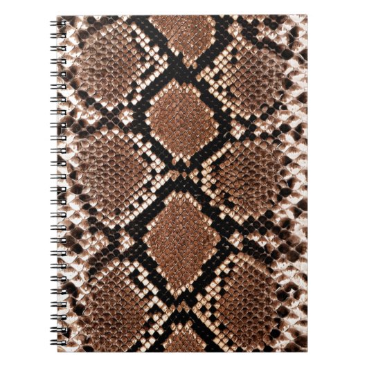 Diamond Rattlesnake Snake Skin Notitieboek (Voorkant)