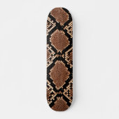 Diamond Rattlesnake Snake Skin Persoonlijk Skateboard (Voorkant)