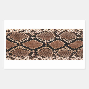 Diamond Rattlesnake Snake Skin Rechthoekige Sticker