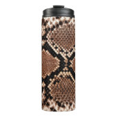 Diamond Rattlesnake Snake Skin Thermosbeker (Voorkant)