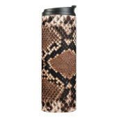 Diamond Rattlesnake Snake Skin Thermosbeker (Gedraaid links)