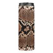 Diamond Rattlesnake Snake Skin Thermosbeker (Achterkant)