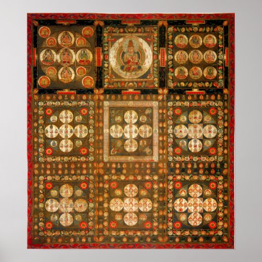 Diamond Realm Mandala Poster (Voorkant)