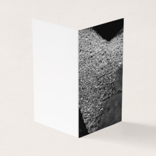 Diamond Regen Droplet Hart Leaf Blank Kaart