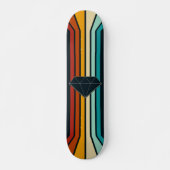 Diamond Retro Moderne Stijl Persoonlijk Skateboard (Voorkant)