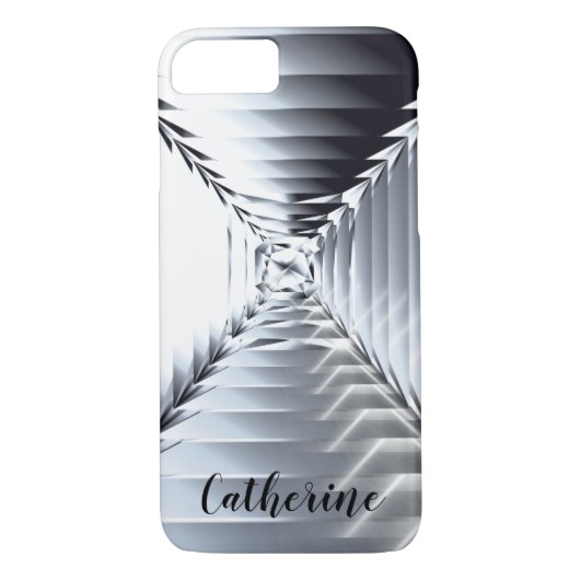 Diamond rhinestone diva bling diamante glam Case-Mate iPhone case (Achterkant)
