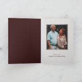 Diamond Ribbon 60 jaar Jubileum Bedankt Kaart (Binnen)