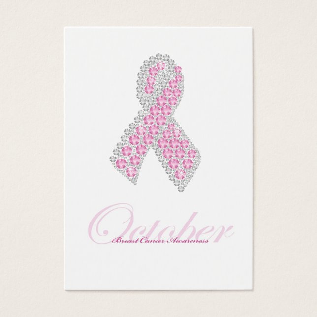 Diamond Ribbon Message Kaart (Voorkant)