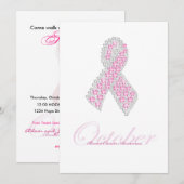 Diamond Ribbon Uitnodiging (Voorkant / Achterkant)