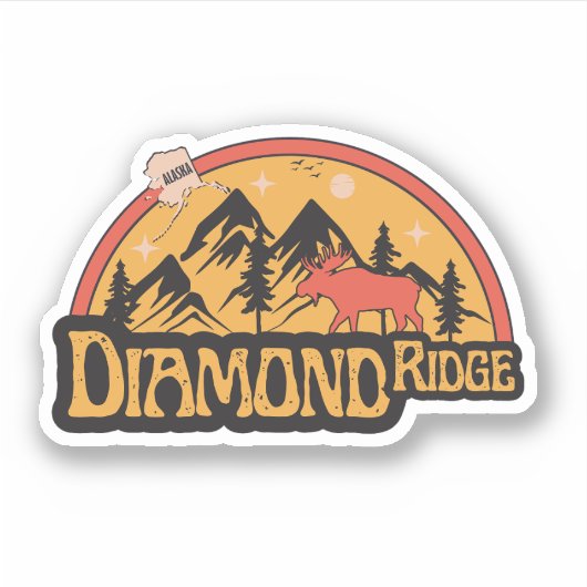 Diamond Ridge, Alaska Sticker (Voorkant)