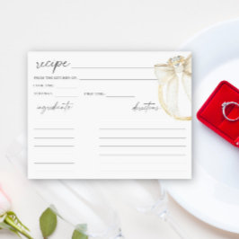 Diamond Ring and Bow bridal shower recipe