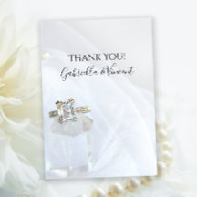 Diamond Ring and Pillar Crystal Wedding Hartelijk 