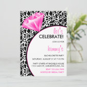Diamond Ring Bling Bachelorette Party Kaart (Staand voorkant)