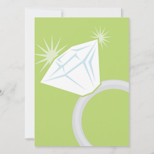 Diamond RIng Bling Kaart (Achterkant)