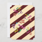 Diamond Ring Bourgogne Silver Glamour Vrijgezellen Kaart (Achterkant)