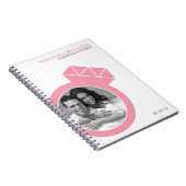 Diamond Ring Custom Photo Wedding Organizer Notitieboek (Rechterzijde)