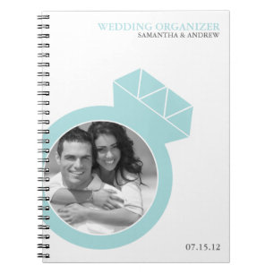 Diamond Ring Custom Photo Wedding Organizer Notitieboek
