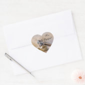 Diamond Ring en Parels Verloving Envelope Seals Hart Sticker (Envelop)