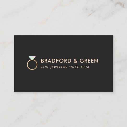 Diamond Ring Fine Jewelers Visitekaartje (Voorkant)