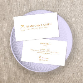 Diamond Ring Fine Jewelers Visitekaartje