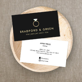 Diamond Ring Fine Jewelers Visitekaartje