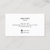 Diamond Ring Fine Jewelers Visitekaartje (Achterkant)