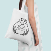 Diamond Ring  Lijst "Bride" Tote Bag