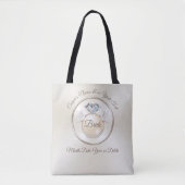 Diamond Ring Personalized Bride Canvas tas (Voorkant)