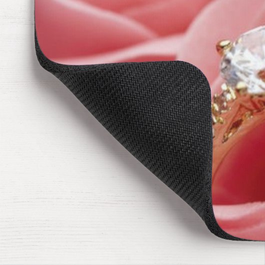 Diamond Ring Rozen Muismat (Hoek)